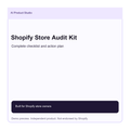 Shopify Store Audit Kit preview - 01 Product Cover